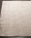 Polo Ralph Lauren Jazz Age Hand-knotted Rug, 8' X 10' In Silver Gray