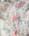 Matouk Pomegranate Full/queen Flat Sheet In Pink Coral