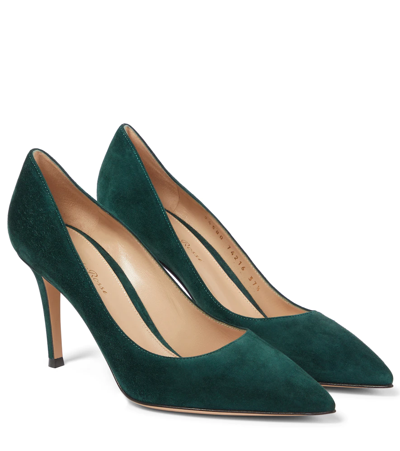 Gianvito Rossi Gianvito 85 Pointed Pumps In Dark Green