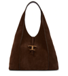 TOD'S TIMELESS LARGE SUEDE TOTE BAG