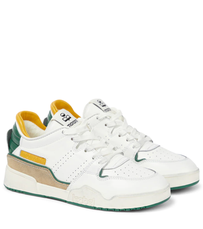 Isabel Marant White Emree Low-top Leather Trainers