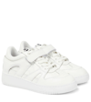 ISABEL MARANT BAPS CAGED LEATHER SNEAKERS