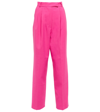 The Frankie Shop Bea Straight Leg Tailored Trousers In Fuschia