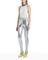Jw Anderson Chain-embellished Gabardine Halterneck Top In Off White