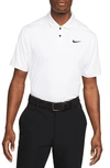 Nike Golf Dri-fit Vapor Tipped Golf Polo In White/ Black