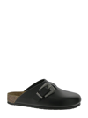 Saint Laurent Nichols Clogs In Smooth Leather In Black