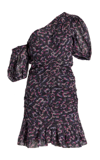 Isabel Marant Étoile Lecia Print Cotton Mini Dress In Multi