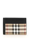 BURBERRY BURBERRY VINTAGE CHECK CARDHOLDER WITH MONEY CLIP