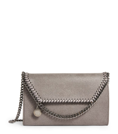 Stella Mccartney Mini Falabella Cross-body Bag In Grey