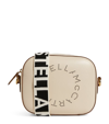 Stella Mccartney Mini Stella Logo Cross-body Bag In White