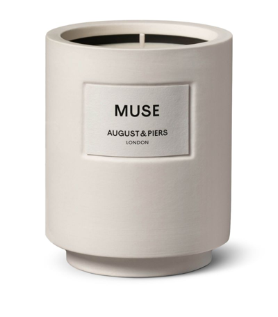 August & Piers Muse Scented Candle (340g) In Multi