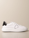 Philippe Model Temple Leather Low-top Sneakers In White