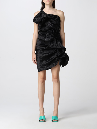 BOTTEGA VENETA SALON 03 ONE-SHOULDER DRESS,358371002