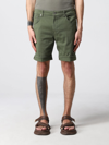 Dondup Green Stretch-cotton Blend Shorts
