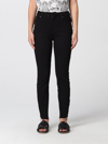 Pinko Love Birds  Jeans In Denim With Belt In Black