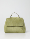 Orciani Sveva Naif  Bag In Suede In Kiwi
