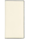 Valextra Long Textured Wallet In White