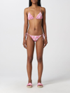 Etro Liquid Paisley Beach Bikini In Pink