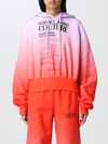 Versace Jeans Couture Gradient-effect Certification Hoodie In Multicolor