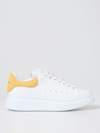 Alexander Mcqueen Leather Trainers In White