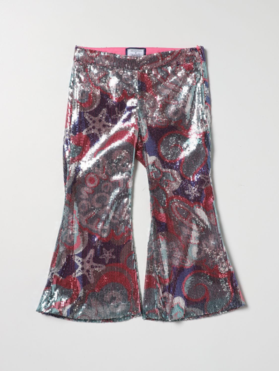 Simonetta Pants With Sequins In Multicolor