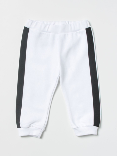 Balmain Babies' Jogging Trousers With Logo In White