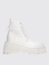 Marsèll Lace-up Platform-sole Leather Boots In White