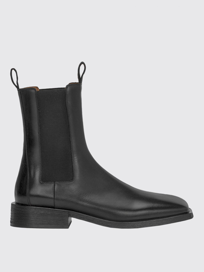 Marsèll Spatoletto Ankle Boot In Leather In Black