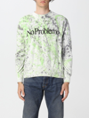 Aries No Problemo Spray-dye Sweatshirt In Black