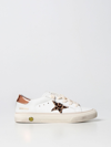 GOLDEN GOOSE MAY GOLDEN GOOSE LEATHER SNEAKERS,362639001