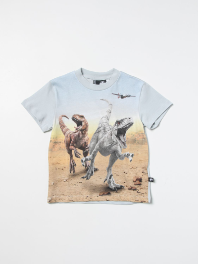 Molo Kids' X Jurassic World T-shirt With Dinosaur Print In Fa01