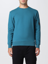 C.p. Company Sweatshirt  With Lens In Pavone
