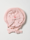 Monnalisa Hat With Bow In Cyclamen