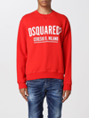 Dsquared2 Ceresio 9 Cotton Sweatshirt In Red