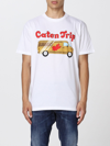 Dsquared2 T-shirt With Caten Trip Print In White