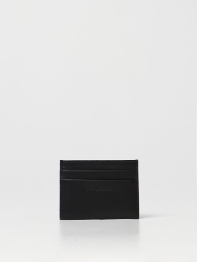 DSQUARED2 CREDIT CARD HOLDER IN LEATHER,D19268002