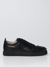 Christian Louboutin Louis Junior Spikes Trainers In Black