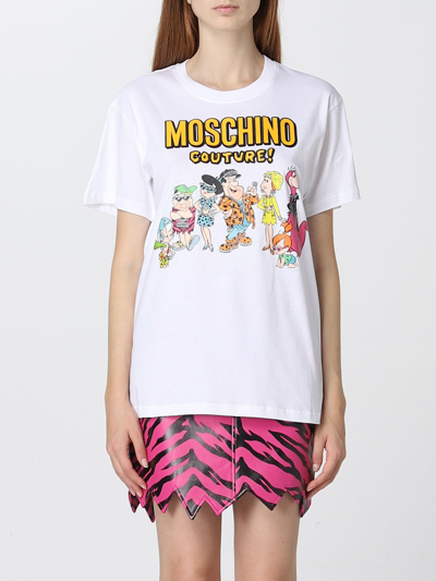 Moschino T-shirt  Couture Woman In White
