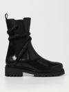 René Caovilla "biker Cleo Combat" Boot In Black