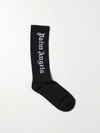 Palm Angels Socks With Logo In Black