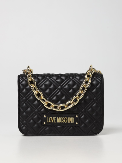 Love Moschino Bag In Synthetic Leather In Black