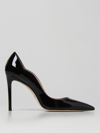 Stuart Weitzman Stuart 100mm Patent Leather Scallop Pumps In Black