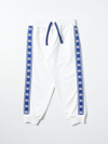 Dolce & Gabbana Cotton Jogging Trousers With Logo In White