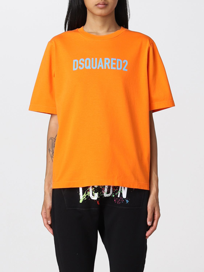 Dsquared2 T-shirts  Women Color Orange In Orange