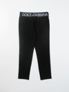 Dolce & Gabbana Kids' Leggings With Logo In Black