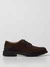 Tod's Suede Derby Shoes In Dark