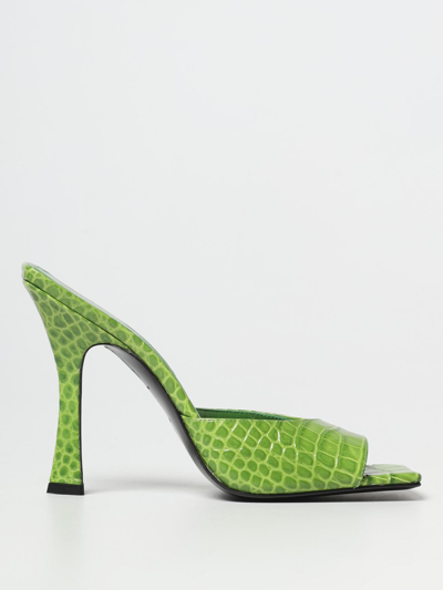 ATTICO HEELED SANDALS THE ATTICO WOMAN COLOR PISTACHIO,D20369123