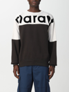 Isabel Marant Howley Logo Cotton-blend Sweatshirt In Black