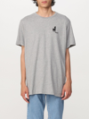 Isabel Marant Cotton Tshirt With Logo In Grey