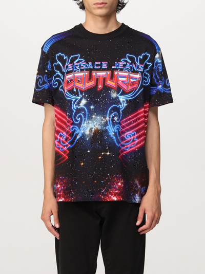 Versace Jeans Couture Versace Jeans  Panel Galaxy Black T-shirt